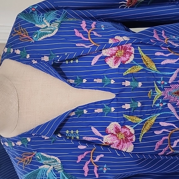 Nwt Johnny Was embroidered blouse size S - Picture 4 of 8